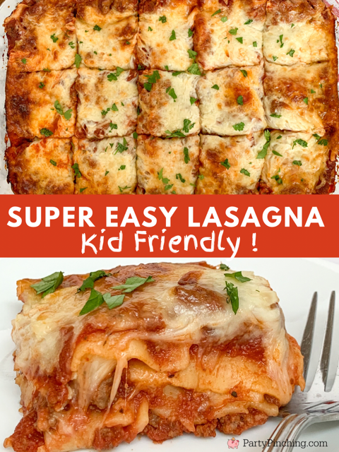 super easy kid friendly lasagna only 5 ingredients