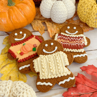 sweater weather little debbie gingerbread cookies, easy no bake gingerbread cookies for fall, fall no bake easy best decorated sweater cookies, gingerbread men with sweaters, cute easy gingerbread men cookies decorating ideas for fall thanksgiving, easy sweater weather cookies