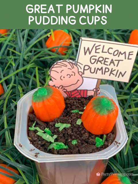 great pumpkin pudding cups