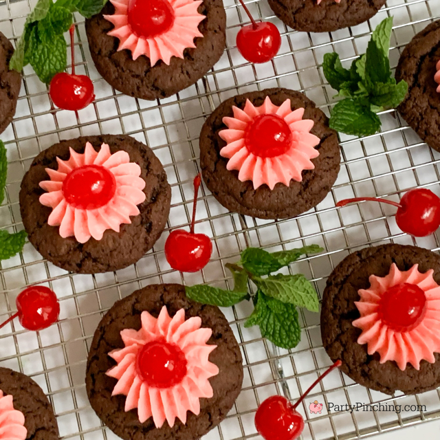 Easy Chocolate Cherry Cookies, 5 ingredient chocolate cherry cookies, cherry cordial cookies, best easy Christmas cherry chocolate cookies, cookie exchange recipe, best easy chocolate cherry cookie recipe for the holidays