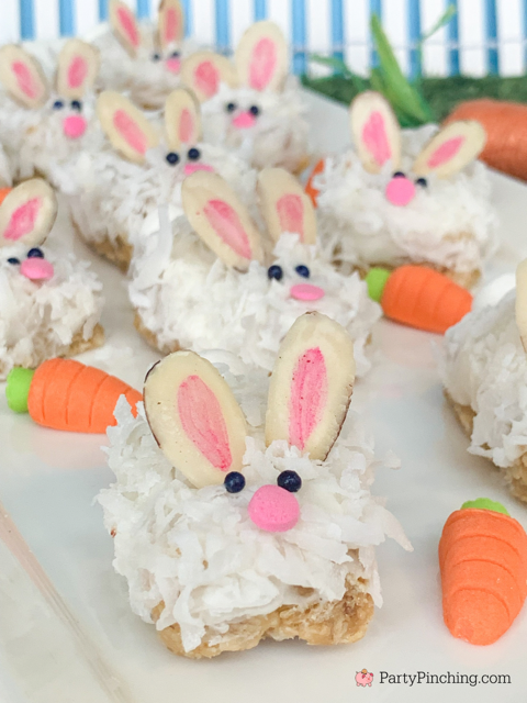 Key Lime and coconut granola bunny bites, easy Easter healthy snack dessert ideas, fun no bake Easter dessert brunch recipe ideas for kids, healthy Easter brunch ideas, Sunbelt Bakery Key Lime Chewy Granola Bars recipe