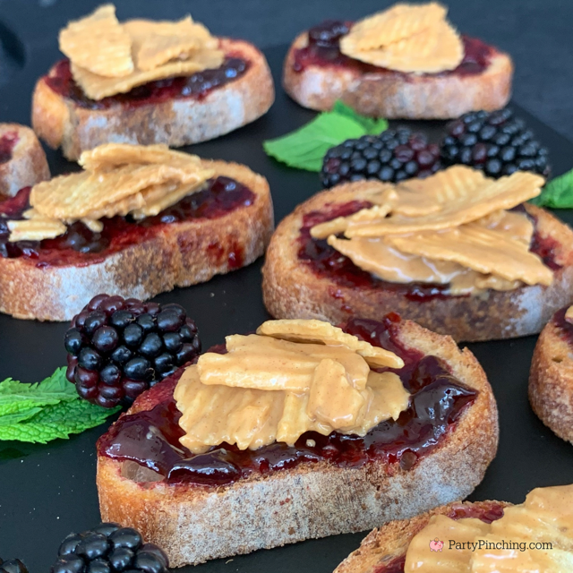 the best late night snack, viral tiktok instagram late night snack seattle hand doc, peanut butter ruffles potato chips jam and toast, mini fun size baguette, easy 10 minute snack for movie night, late night latenight snack, 10/10 late night snack Seattle hand doc seattlehanddoc