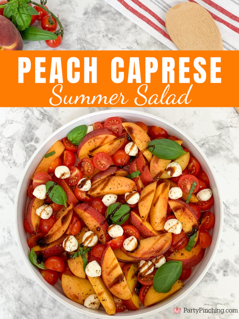 best peach caprese salad
