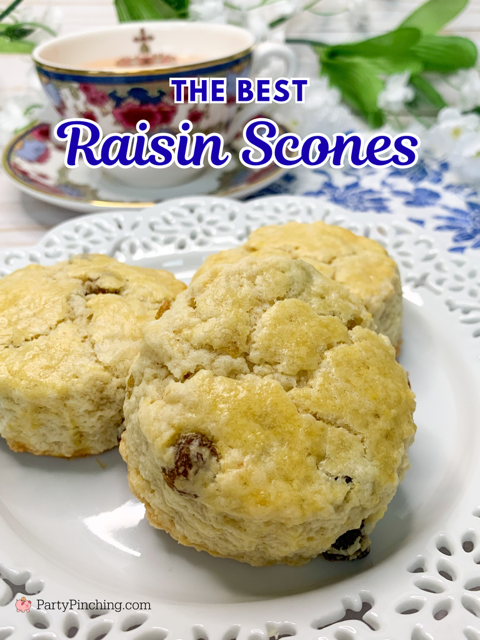 The best raisin scones, best easy  afternoon tea scones, classic authentic proper English scones, best scones you will ever have, fluffy light scones, the best scone recipe ever
