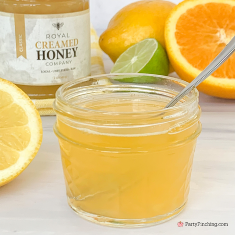 Honey Citrus Dressing for Fresh Fruit Salad recipe, best fruit salad dressing, Fruit Salad dressing recipe, easy 5 minute fruit salad dressing, fresh squeezed orange lime lemon honey fruit salad dressing recipe for summer