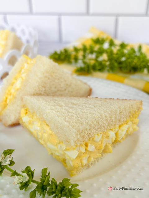 Grandma's Classic Egg Salad, best easy classic egg salad, 4 ingredient egg salad, super easy creamy egg salad, simple egg salad, southern egg salad sandwich, best egg salad sandwich recipe grandma mom used to make, Master's egg salad