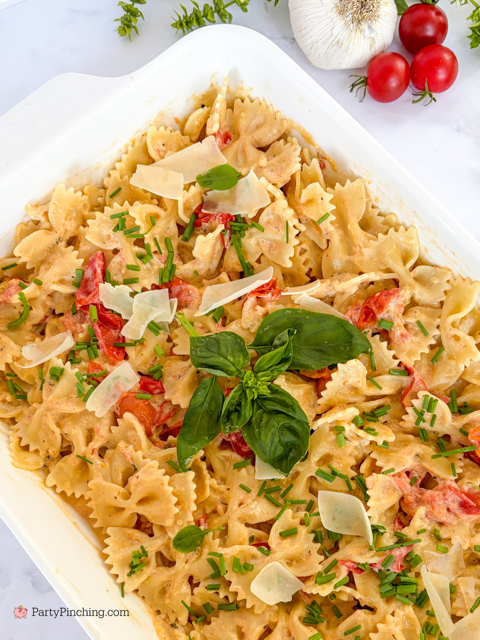TikTok viral Boursin Cheese Pasta, easy best Boursin cheese recipes, Garlic and herb Boursin cheese recipe, best easy pasta recipe 30 minute meals, best easy kid friendly meals, best family meal recipe ideas, bowtie pasta recipe